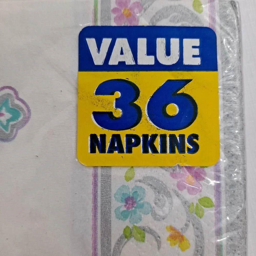Easter Napkins Joyous Confirmation Cross Paper Napkins 36 Counts